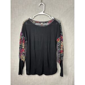 Tiny Anthropologie Women's Chiffon Knit Blouse Top Size XS